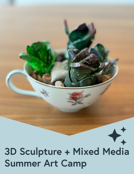 July 14-18: 3D Sculpture, Mixed Media, & Collage (Entering Grades 3-5)