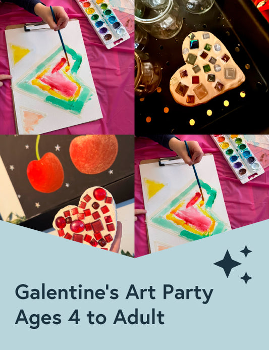 Galentines Art Party - Wistful Watercolor (ages 4 to adult)