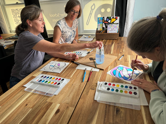 Beginner Exploratory Art for Adults- Wednesdays 10am-11:30am