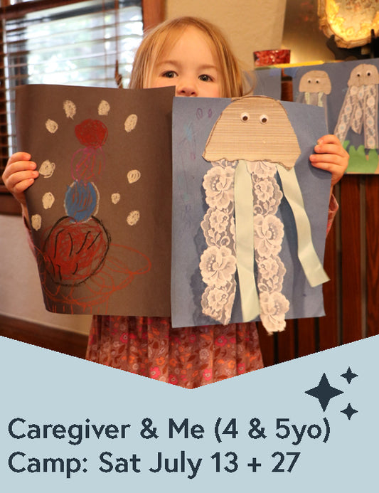 Sat July 13 + 27: Caregiver & Me (Preschool activities ages 4 & 5 with an adult)