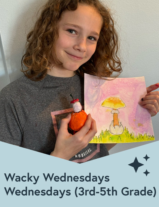 Wednesday After School Art Club - Grades 3-5 at 4:15-6:00pm Now Enrolling